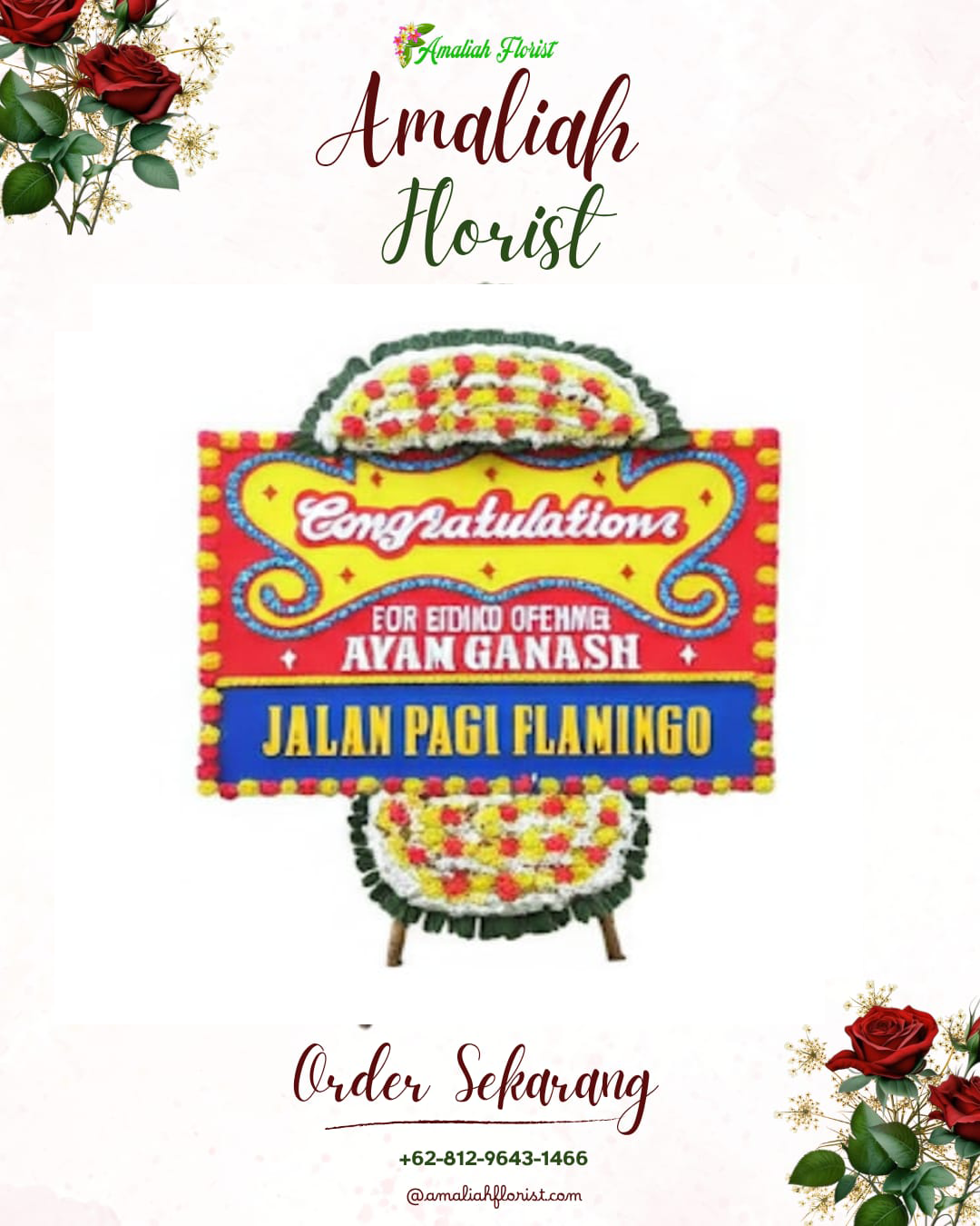 Sewa Papan Bunga Palangkaraya